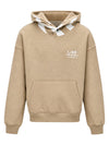 L/AB Off White Reverse Pullover Hoodie Cornstalk