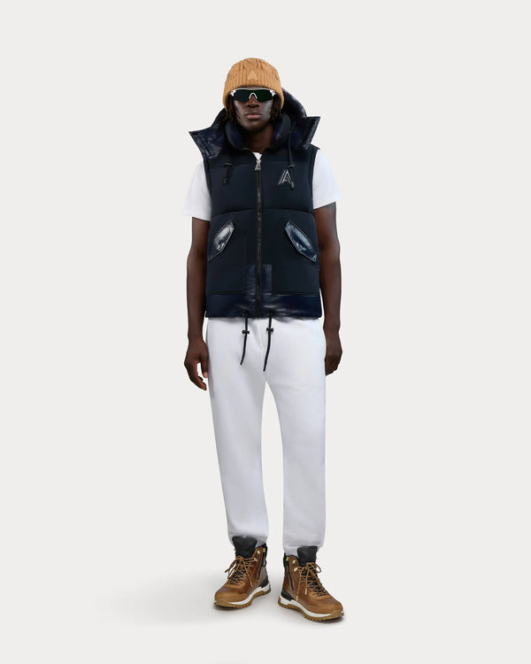 Megeve Unisex 2-in-1 Relaxed Fit Puffer Jacket Midnight Blue