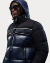 Pleynet 2-in-1 Puffer Jacket Removable Sleeves Midnight Blue