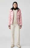 Madalyn-GLO High Gloss Down Jacket Removable Hood Soft Pink
