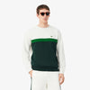 Lacoste Colour-Block Fleece Sweatshirt Green