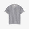 Lacoste Monogram Jacquard T-Shirt Dark Grey