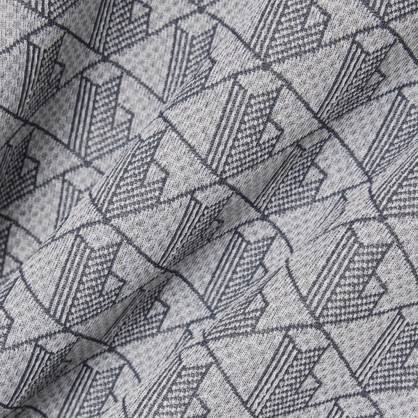 Lacoste Monogram Jacquard T-Shirt Dark Grey