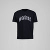 Saint Heavyweight White Embroidery Black Tee