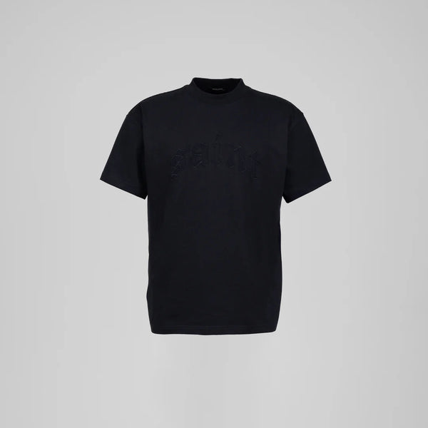 Saint Heavyweight Black Embroidery Black Tee