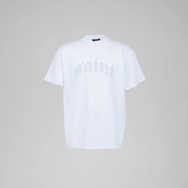 Saint Heavyweight White Embroidery White Tee