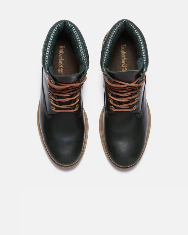 Emerald Woods 6-Inch Waterproof Boot Dark Green Full-Grain