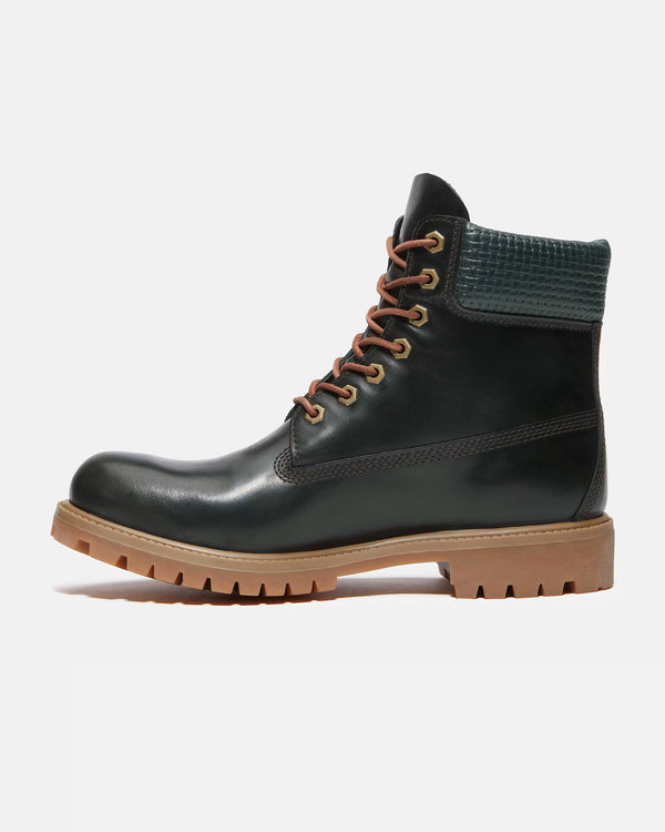 Emerald Woods 6-Inch Waterproof Boot Dark Green Full-Grain