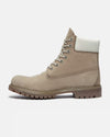 Premium 6-Inch Waterproof Boot Grey Nubuck/Light Green
