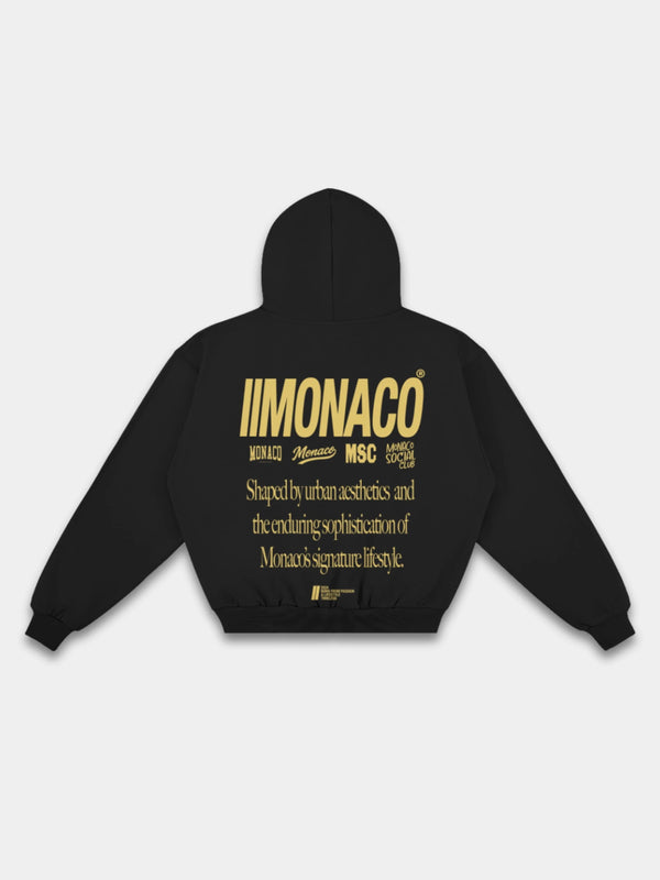 Aesthetic Hoodie Black