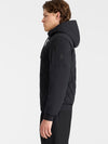 Leroy Quilted Down Bomber Jacket Black