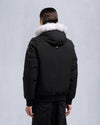 Original Shearling Ballistic Bomber Jacket Black Natural