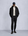 Original Ballistic Shearling Trim Bomber Jacket Natural