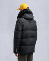 Cloud Shearling Trim 3Q Jacket Black