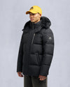 Cloud Shearling Trim 3Q Jacket Black