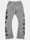 First Row Denim No Limits No Regret Flared Jogger Light Grey