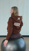 Saint Heavyweight Brushed Zip-Up Warm Cocoa
