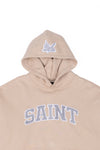 Saint X UGB Heavyweight Brushed Gray Patch Apricot Hoodie