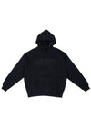 Saint Heavyweight Brushed Black Patch Black Hoodie