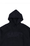 Saint Heavyweight Brushed Black Patch Black Hoodie