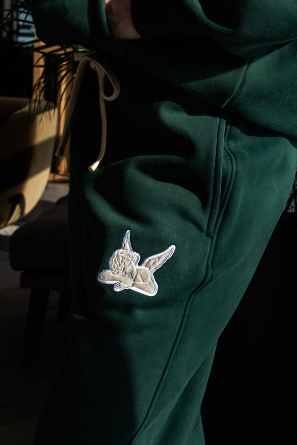 Saint X Ana Cruz Relaxed Heavyweight Jogger Evergreen Cream