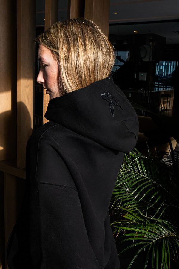 Saint Heavyweight Brushed Hoodie Midnight