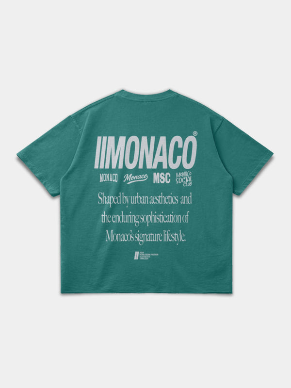 Aesthetic Tee Vintage Green- Dusty Rose