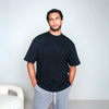 Saint Heavyweight Black Embroidery Black Tee