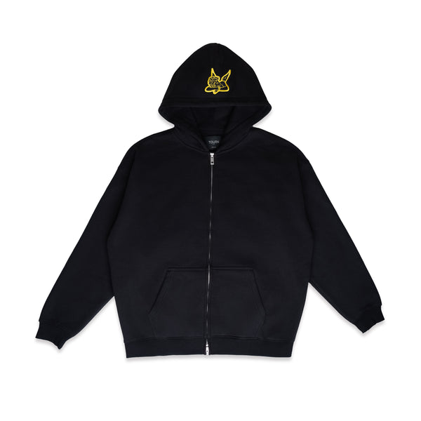 Saint Heavyweight Brushed Zip-Up Eclipse