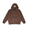 Saint Heavyweight Brushed Zip-Up Warm Cocoa